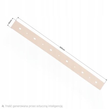 Guma tylna biała PU do Wirbel Rapid, Ghibli Freccia,Hako Scrubmaster B12,Karcher BD40/12 C BHF