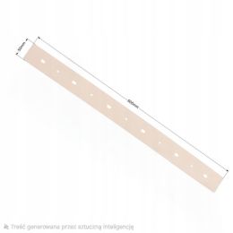 Guma tylna biała PU do Wirbel Rapid, Ghibli Freccia,Hako Scrubmaster B12,Karcher BD40/12 C