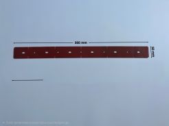 Guma przednia brązowa do Wirbel Rapid, Ghibli Freccia,Hako Scrubmaster B12,Karcher BD40/12 C