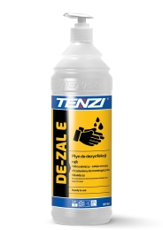 DE-ZAL E Tenzi płyn wirusobójczy do dezynfekcji rąk 63% Alkoholu 1l.