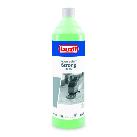 Buzil Indumaster Strong IR 45 butelka 1l. usuwanie gumy, grafitu, tłuszczu, BHF