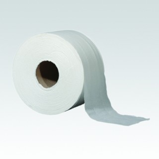 Papier Toaletowy JUMBO 19 cm, biały makulaturowy ( 12 rolek ) BHF