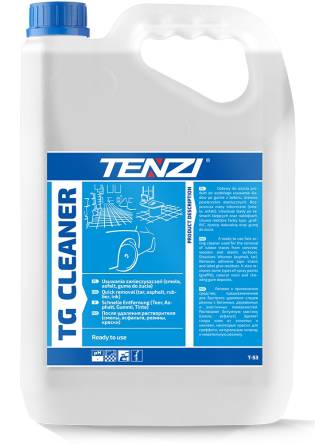 TG CLEANER Tenzi 5l. - usuwanie smoły, śladów po gumie z posadzek  BHF