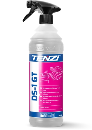 DS1 GT Tenzi - płyn do szybkiej dezynfekcji w 1 minutę opakowanie 1l. BHF